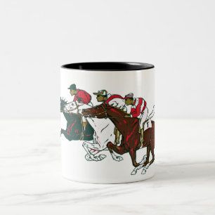 Race Horses Coffee Mug