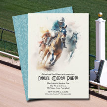 Race Horses Derby Party