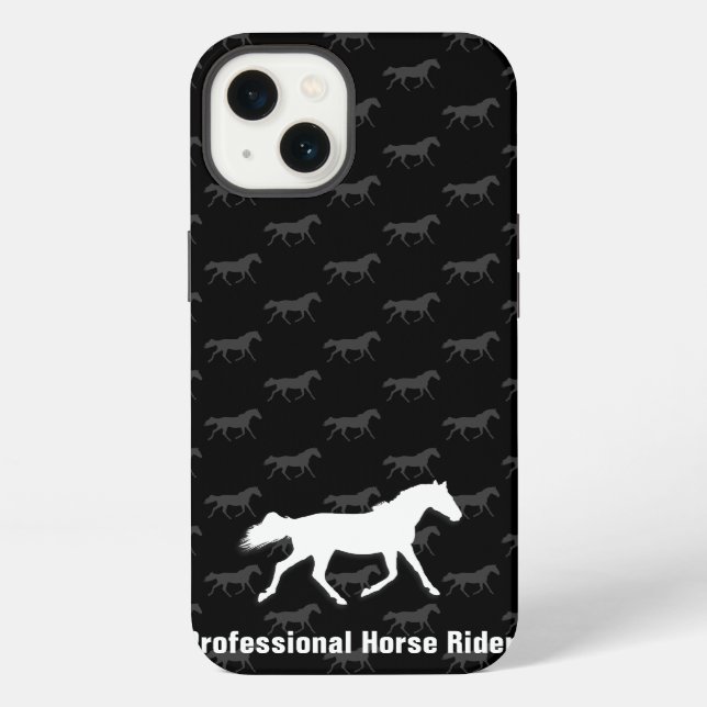 Race Horses Pattern | Professional iPhone Case (Back)