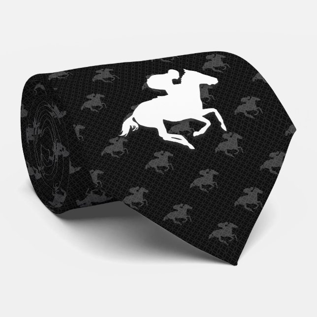 Race Horses | Sport Gifts Tie (Rolled)