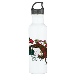 Race Horses water Bottle