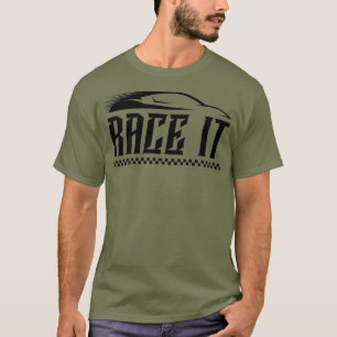 Race It Funny Racing Dirt Track Racer Mechanic T-Shirt