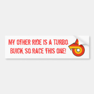 Race my other car bumper sticker