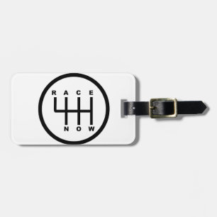 Race Now Gear Box Tribal Luggage Tag