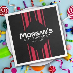 Race on Over Racing Cars Birthday Party Napkin