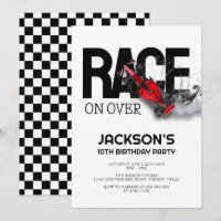 Race On Over Red Race Car Birthday Party