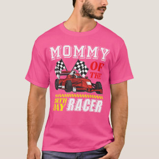Race Party Mommy Of The Birthday Racer Racing Fami T-Shirt