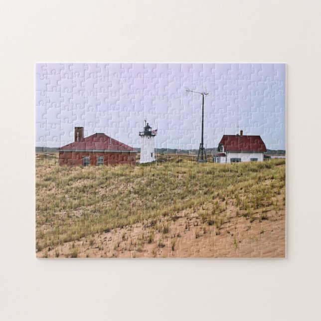 Race Point Lighthouse, Cape Cod, Massachusetts Jigsaw Puzzle (Horizontal)