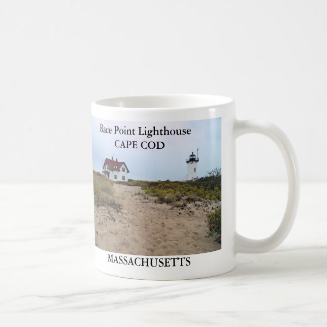 Race Point Lighthouse, Cape Cod, Massachusetts Mug (Right)