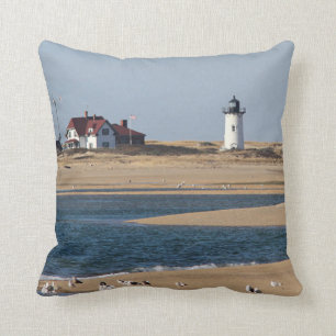 Race Point Lighthouse Cushion