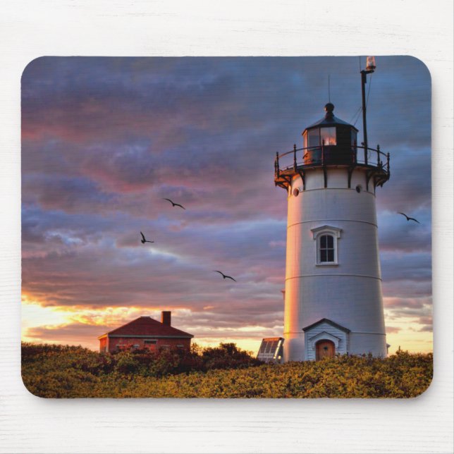 Race Point Lighthouse Mouse Mat (Front)