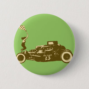 Race Start 6 Cm Round Badge