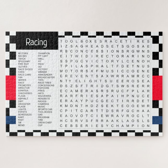 Race Theme Jigsaw Puzzle (Horizontal)