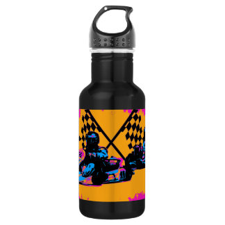 Race to the Finish - Go Kart Racers 532 Ml Water Bottle