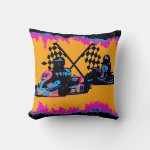 Race to the Finish - Go Kart Racers    Cushion