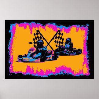 Race to the Finish - Go Kart Racers   Poster