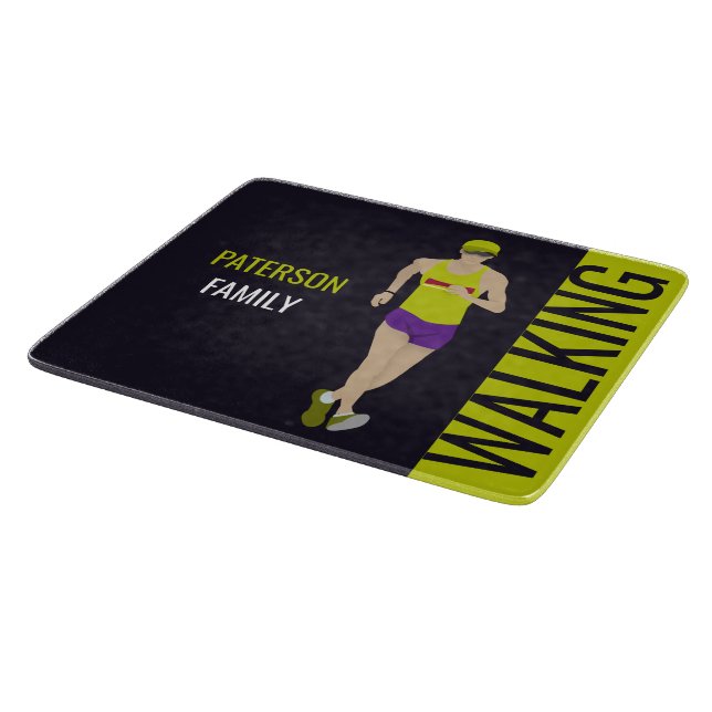 Race Walking Cutting Board (Corner)