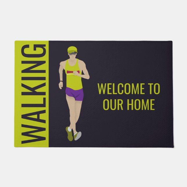 Race Walking Doormat (Front)