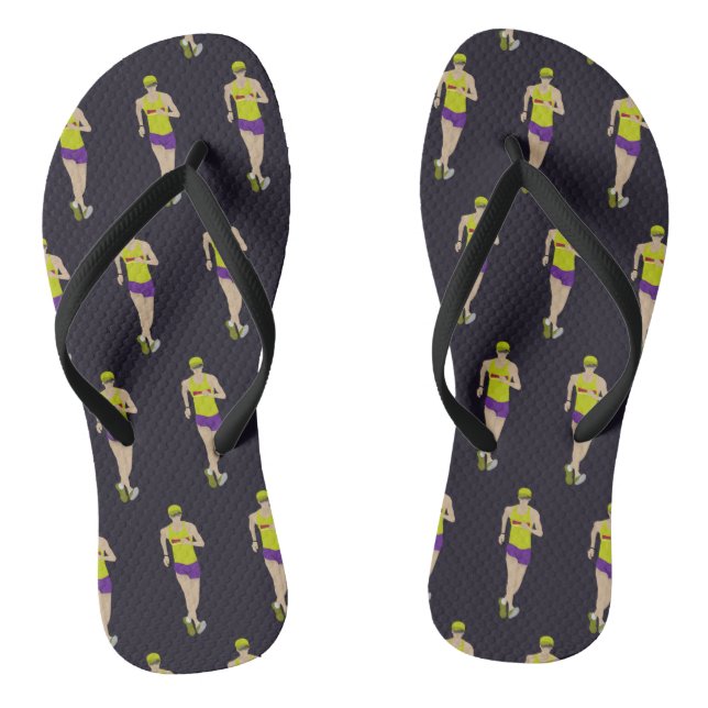 Race Walking Flip Flops (Footbed)