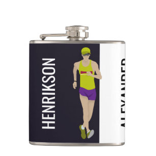 Race Walking Hip Flask