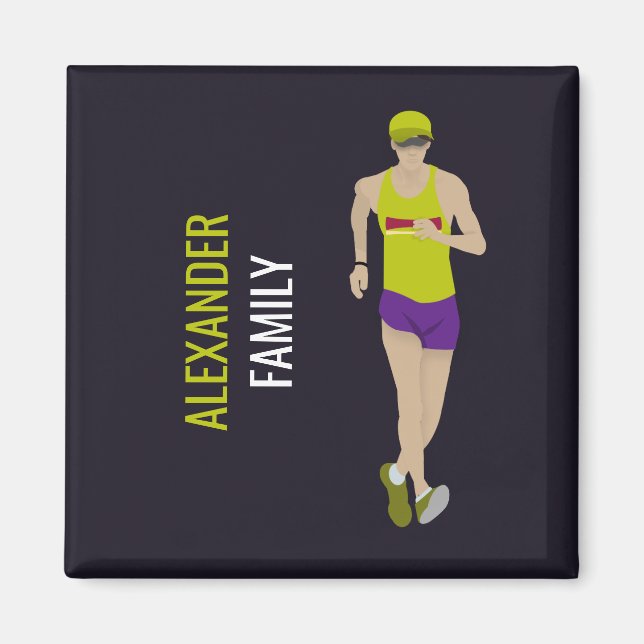 Race Walking Magnet (Front)