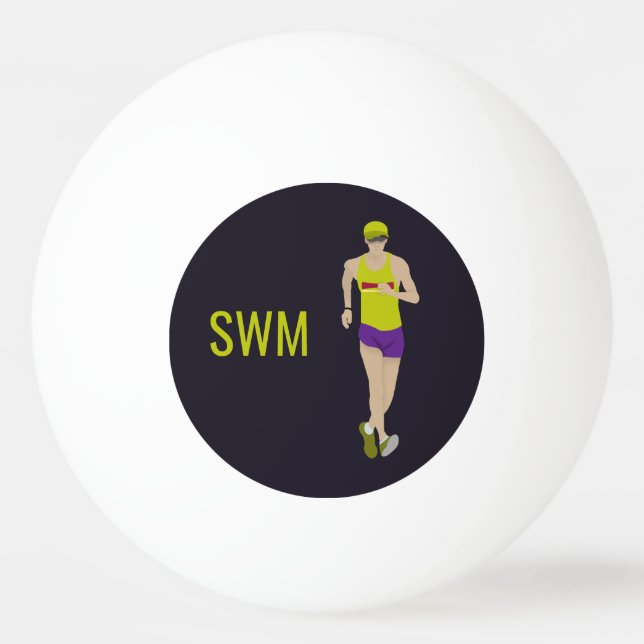 Race Walking Ping Pong Ball (Front)