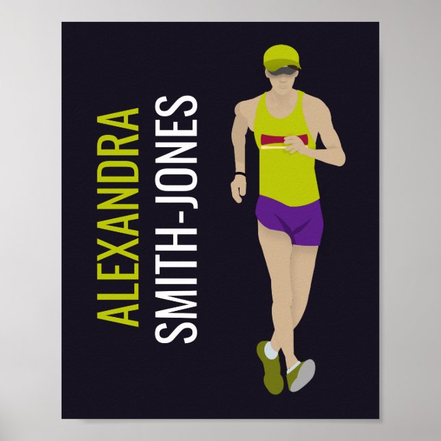 Race Walking Poster (Front)