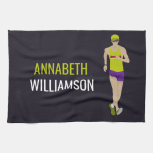 Race Walking Tea Towel