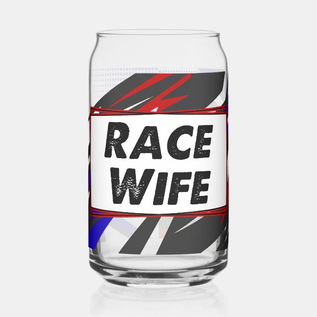 Race Wife Can Glass (Left)