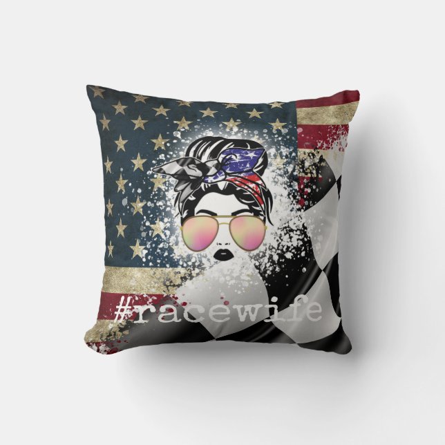 Race wife cushion (Front)