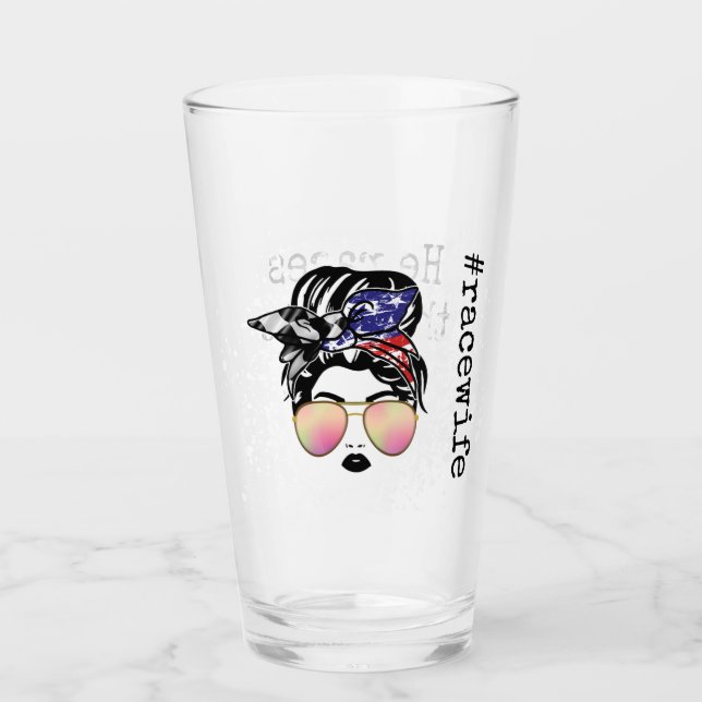 Race wife glass (Front)