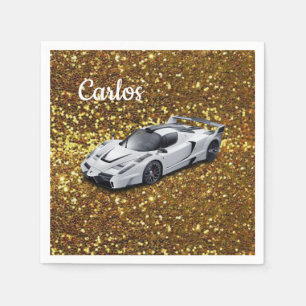 Racecar Paper Napkins