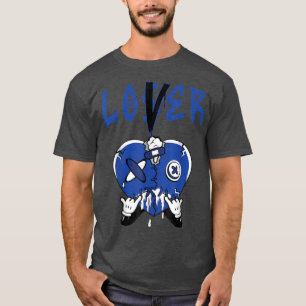 Racer Blue 5s Tee To Match Loser Lover Heart 5 Rac