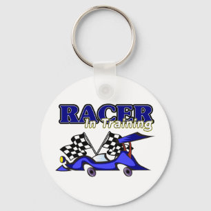 Racer In Training Key Ring