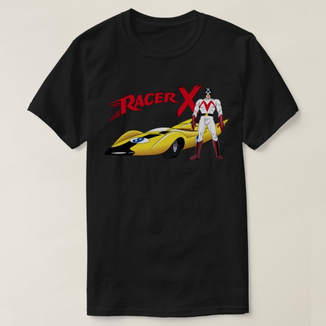 Racer X Tribute to Original 60s Speed Racer Cartoo T-Shirt (Design Front)