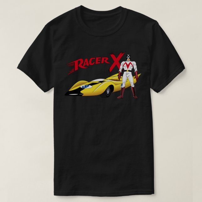 Racer X Tribute to Original 60s Speed Racer Cartoo T-Shirt (Design Front)