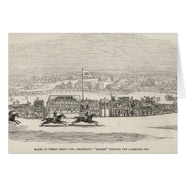 Races at Wheat Croft: Col. Thompson's 'Hamlet' (Front Horizontal)
