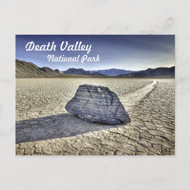 Racetrack Playa in Death Valley Postcard (Front)