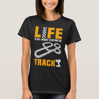 Racetrack Slotcar & Slot Car Racing T-Shirt