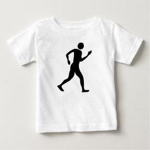 Racewalking - black baby T-Shirt