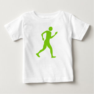 Racewalking - Martian Green Baby T-Shirt