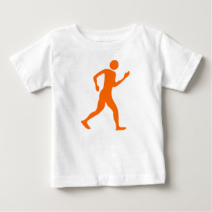 Racewalking - Orange Baby T-Shirt