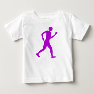 Racewalking - Purple Baby T-Shirt