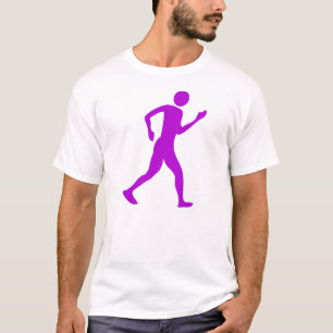 Racewalking - Purple T-Shirt