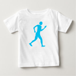 Racewalking - Sky Blue Baby T-Shirt