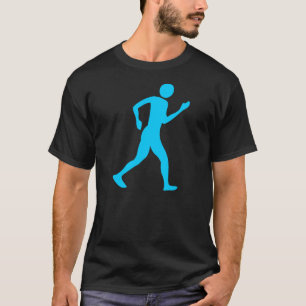Racewalking - Sky Blue T-Shirt