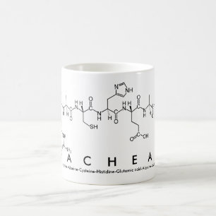 Racheal peptide name mug