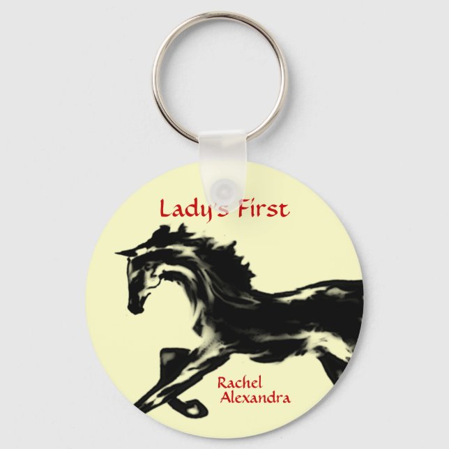 Rachel Alexandra Keychain (Front)