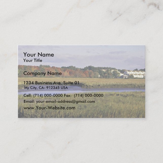 Rachel Carson National Wildlife Refuge, Maine Business Card (Front)
