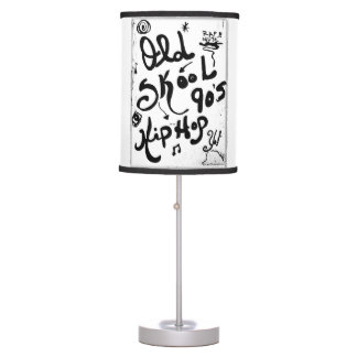Rachel Doodle Art - Old-Skool 90's Hip-Hop Table Lamps